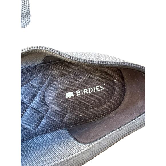 Birdies Grey Mist Pointed Toe Blackbird Knit Washable Slip on Loafer - 9.59.5 - Picture 5 of 7